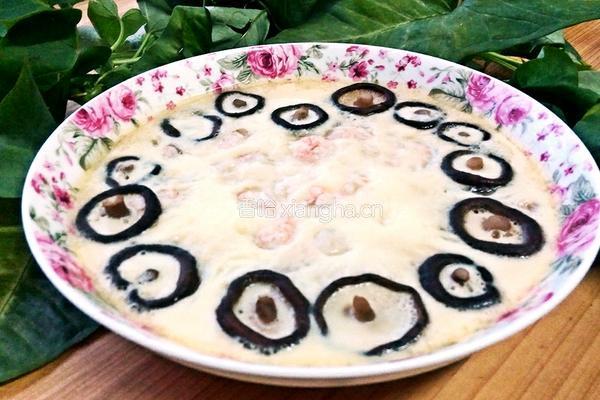 虾仁香菇炖蛋