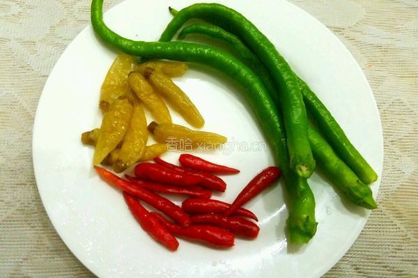 酸豆角炒鸡杂的做法图解3