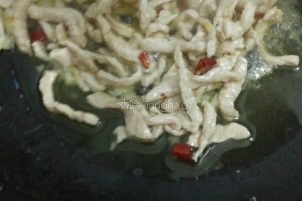 肉丝茄子的做法图解4