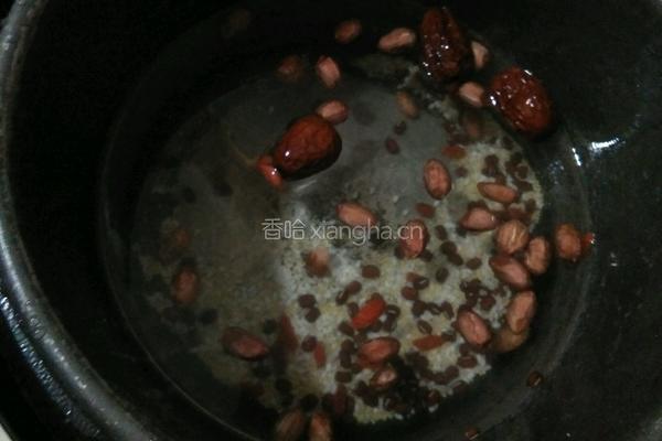 四红补血养胃粥的做法图解3