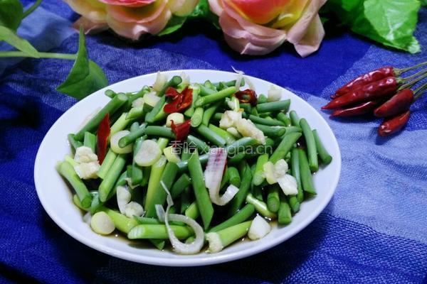 凉拌蒜苔的做法图解6
