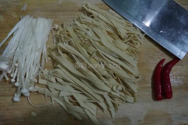 葱油豆腐皮的做法图解2