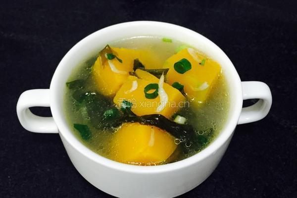 紫菜虾皮南瓜汤的做法图解8