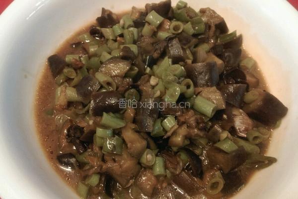 茄子打卤面的做法图解7