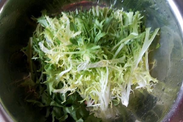 素拌苦苣菜的做法图解4