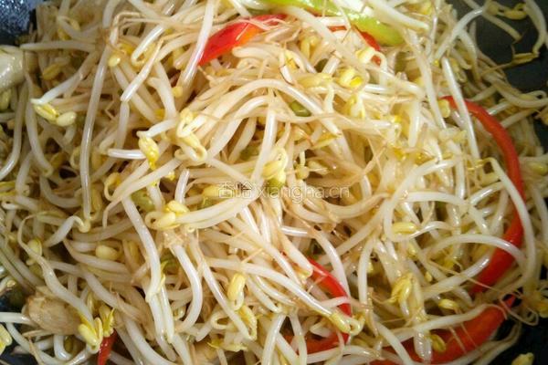 醋溜绿豆芽的做法图解5