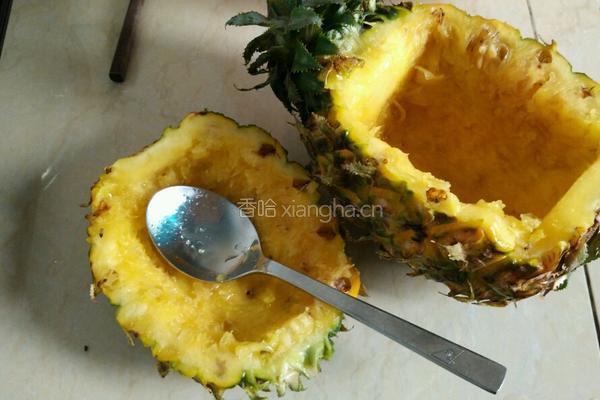原只菠萝炒饭的做法图解2