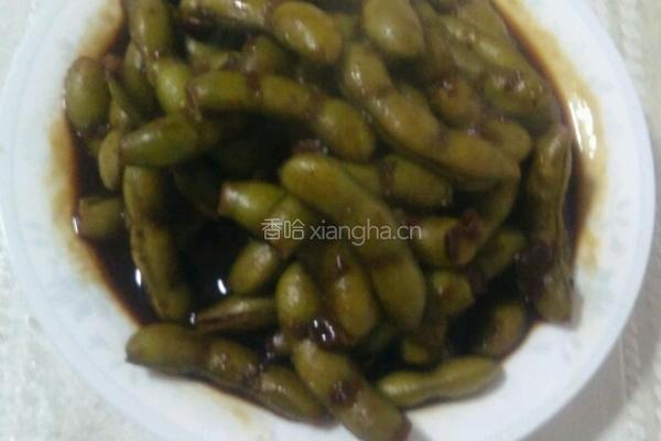 黄豆酱烧鲜毛豆的做法图解7