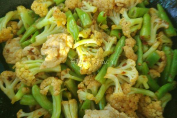 香辣干锅菜花的做法图解11