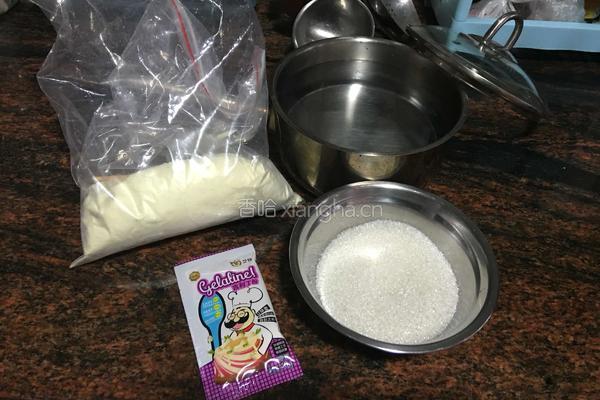 麦片牛奶布丁的做法图解1