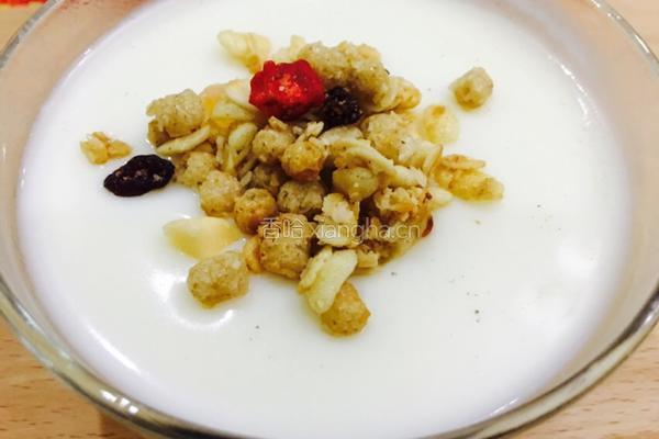 麦片牛奶布丁的做法图解10