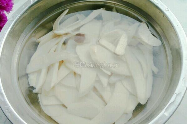 小白菜炒杏鲍菇的做法图解7