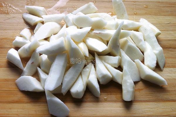 拔丝铁棍山药的做法图解2