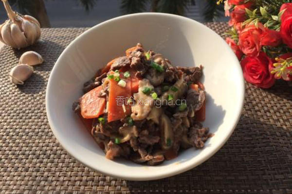 胡萝卜炒牛肉的做法图解10