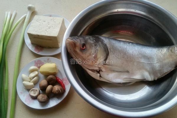 豆腐烧鲢鱼的做法图解1