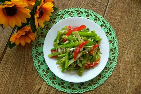 拌老虎菜的做法图解6