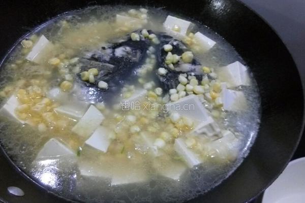玉米鱼头豆腐汤的做法图解5