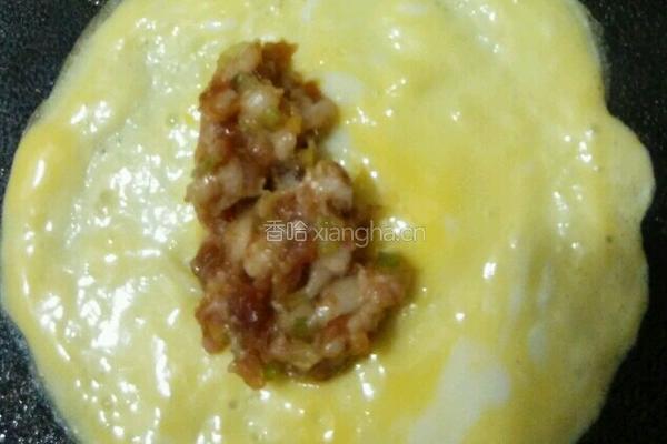 肉末蛋饺的做法图解7