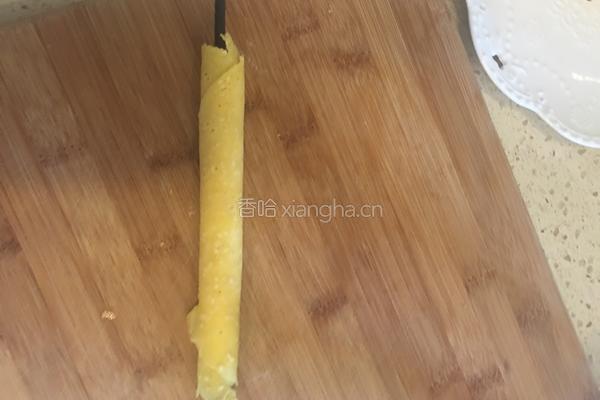 平底锅脆皮蛋卷的做法图解11