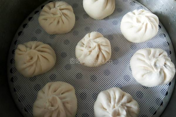 豇豆角木耳肉包子的做法图解18