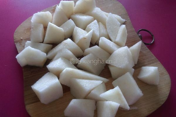 罗汉果炖雪梨的做法图解3