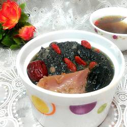 榴莲壳乌鸡汤的做法[图]