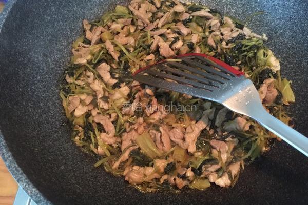 雪菜肉丝面的做法图解8