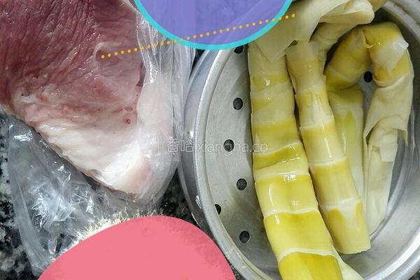 竹笋炒肉丝的做法图解1