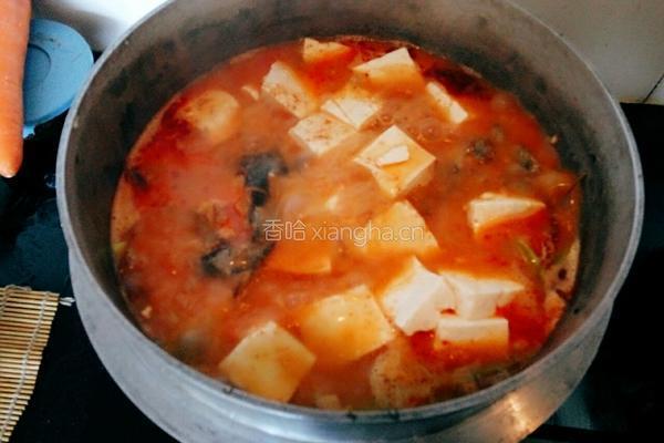 韩式辣酱铁锅炖鱼的做法图解9