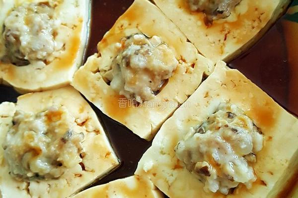 肉酿豆腐的做法图解8