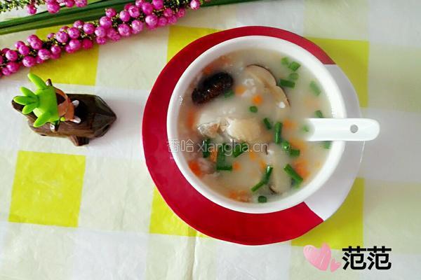 香菇鸡肉粥的做法图解7