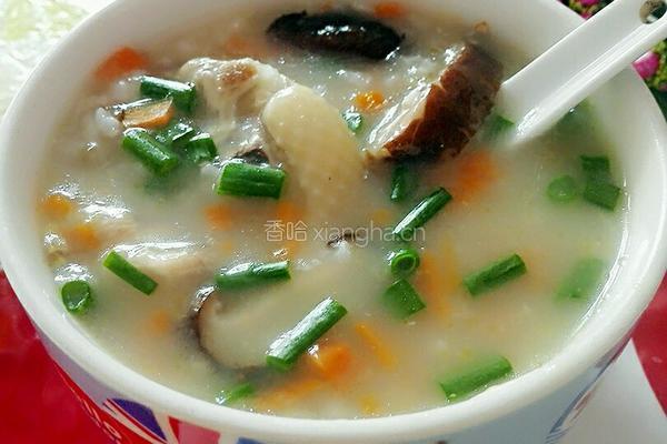香菇鸡肉粥的做法图解8
