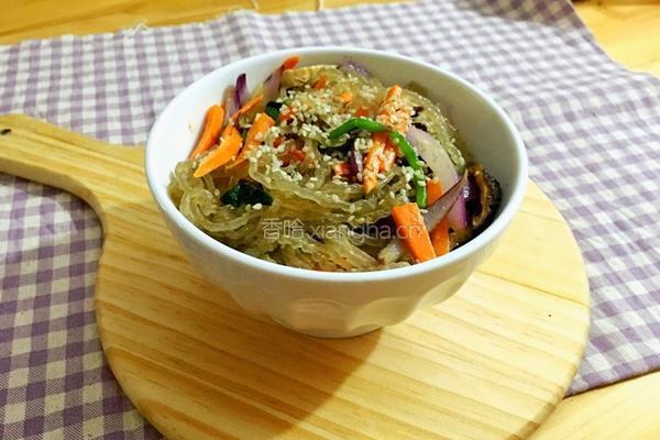 韩式拌杂菜的做法图解10