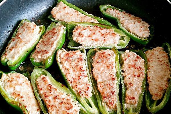 青椒包肉的做法图解7