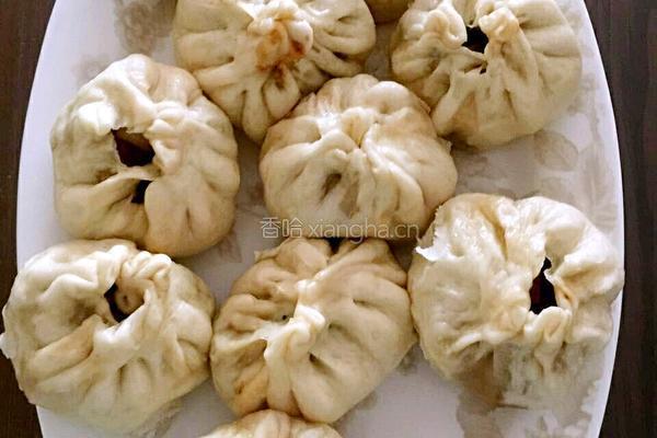 排骨扁豆包子的做法图解4