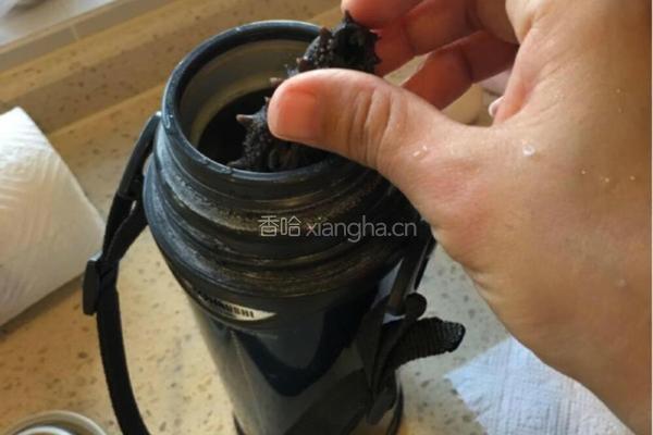葱爆海参的做法图解3