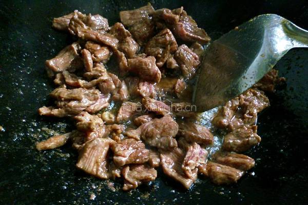 小炒牛肉片的做法图解6