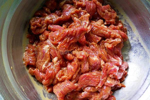 小炒牛肉片的做法图解4