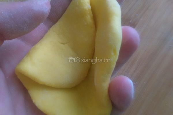 南瓜饼(紫薯馅)的做法图解4