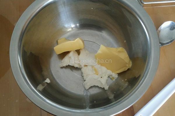 奶油奶酪小饼干的做法图解1