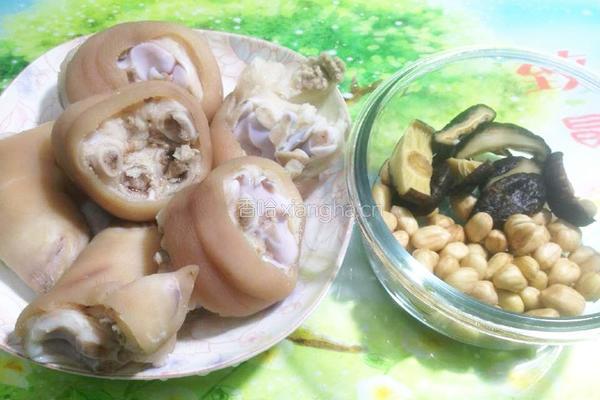 花生炖猪蹄的做法图解7