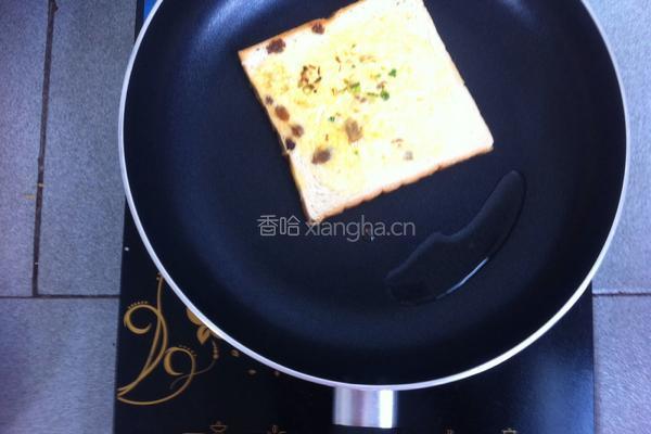 葱香鸡蛋吐司的做法图解7