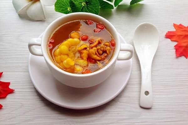 虫草花干贝玉米汤的做法图解5