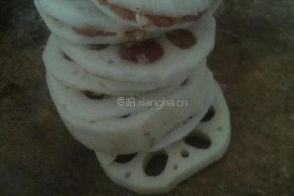 香酥藕盒的做法图解7