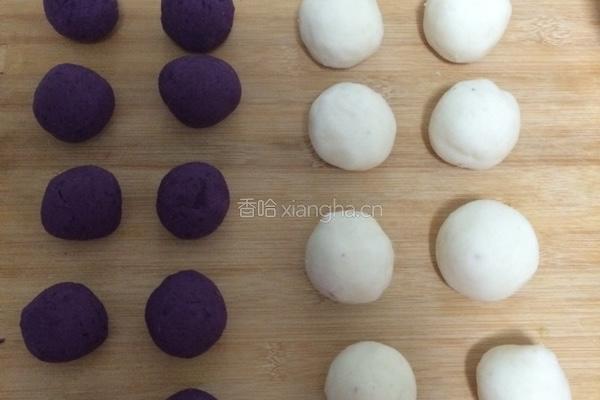 山药紫薯糕的做法图解3
