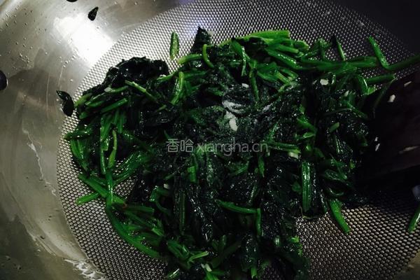 炝菠菜的做法图解3