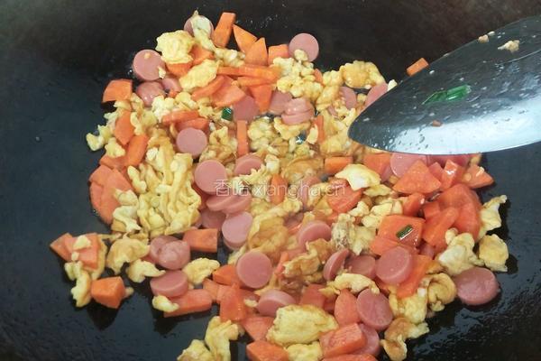 火腿蛋炒饭的做法图解6