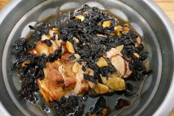茶香梅菜扣肉的做法图解13