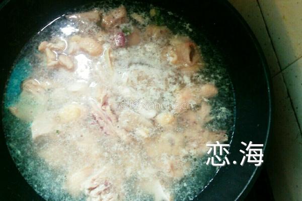 椰子炖鸡的做法图解4