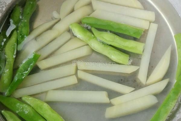 豆角炖茄子～家常菜的做法图解4